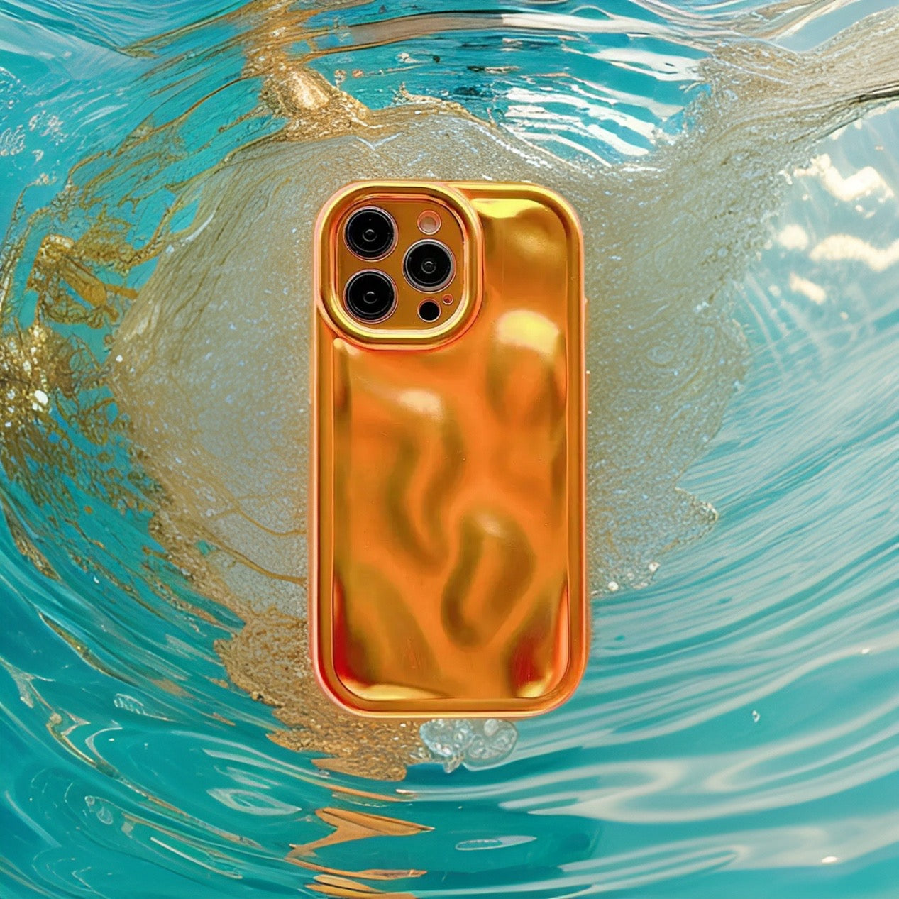 Puffeted iPhone compatible case