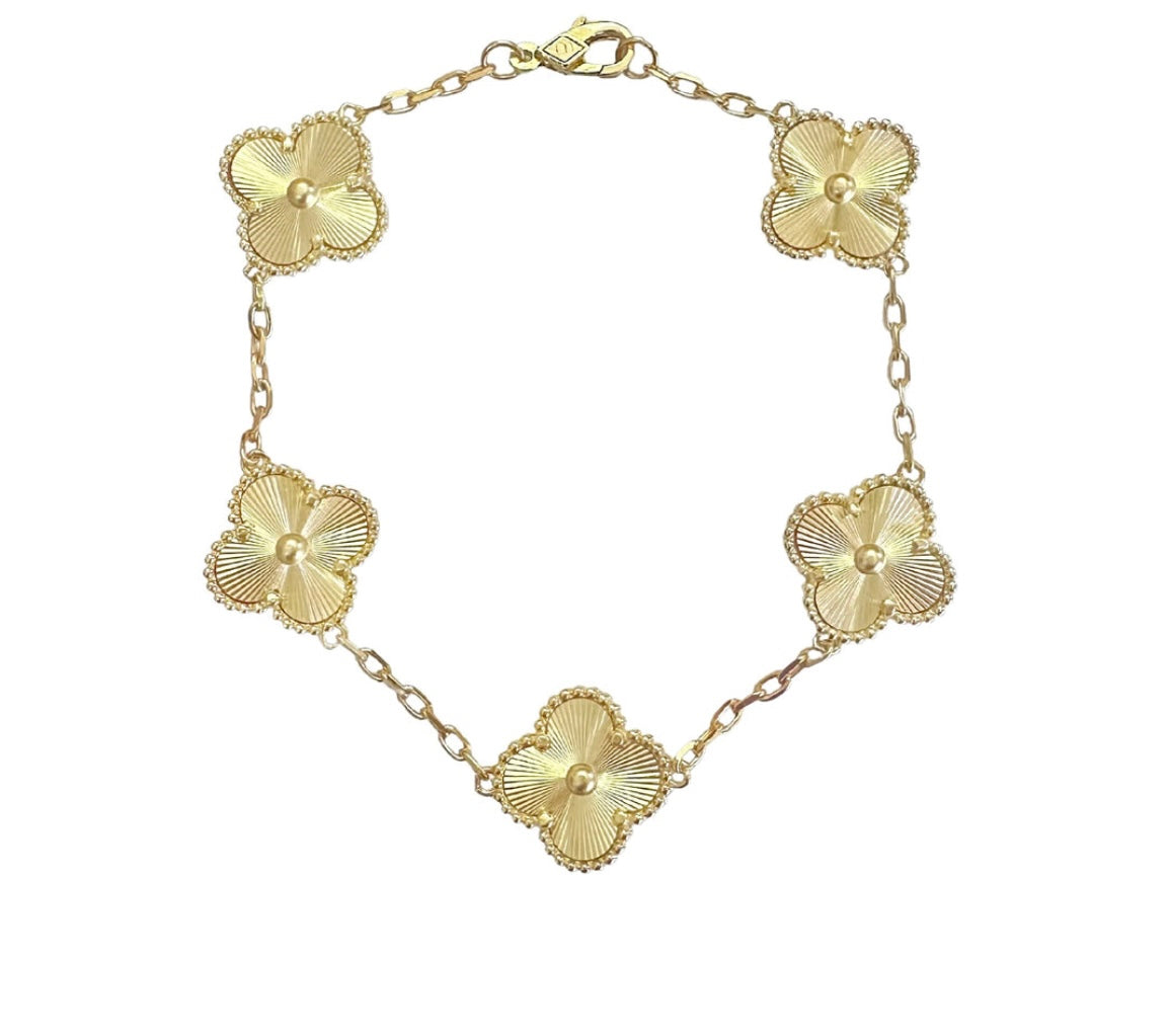 Senta 18k Gold Clover bracelet