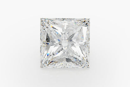 Princess Cut studs INSURED