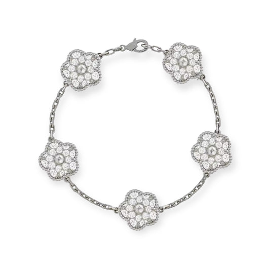 Diamonte Clover bracelet