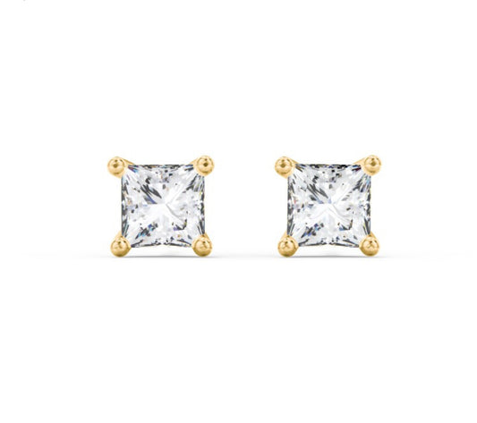 Prince studs 18ct gold