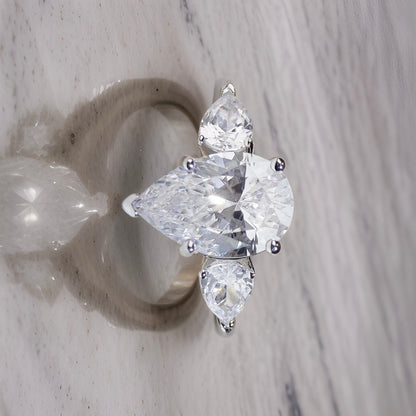 Rosalyn pear ring